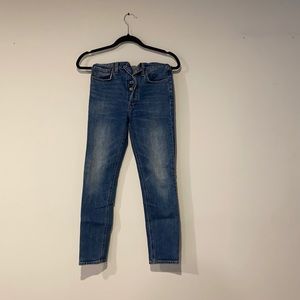 denim forum the yolo high rise slim